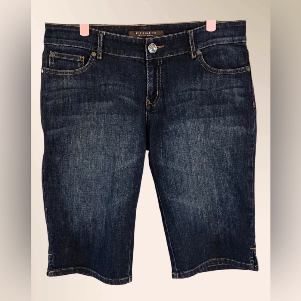NWOT The Limited the Original Denim Bermuda‎ Shorts Cropped Capris sz 8